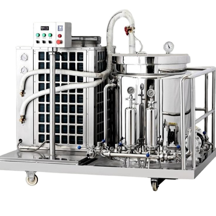 100L เครื่องทำน้ำหอมแช่แข็งและอุปกรณ์กรอง SUS316L