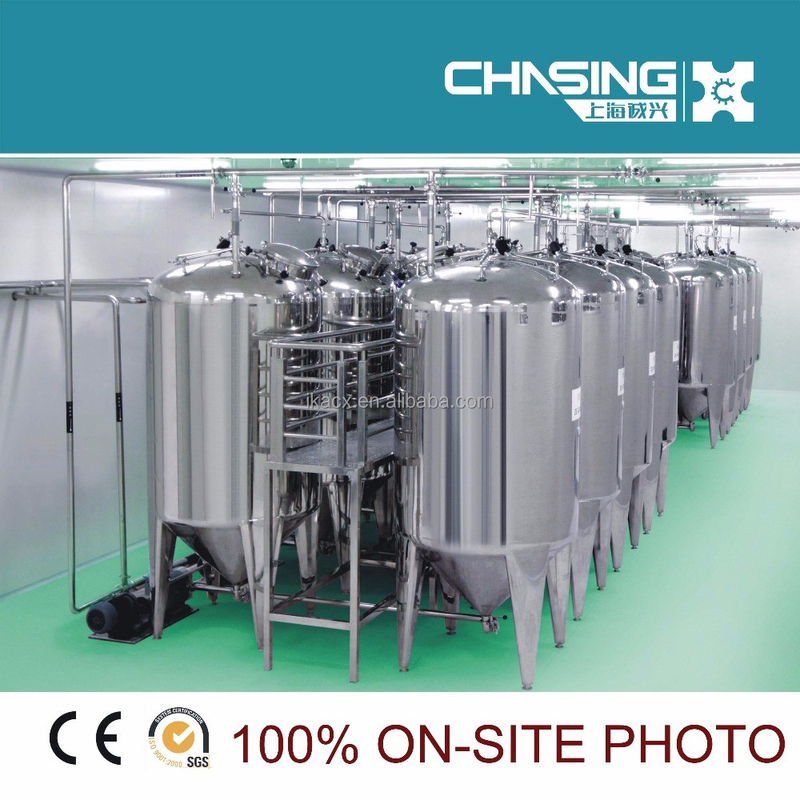 ถังเก็บสารเคมี 300L 20000L 0.5 MPa ถังเก็บน้ำมันสแตนเลสแนวตั้ง